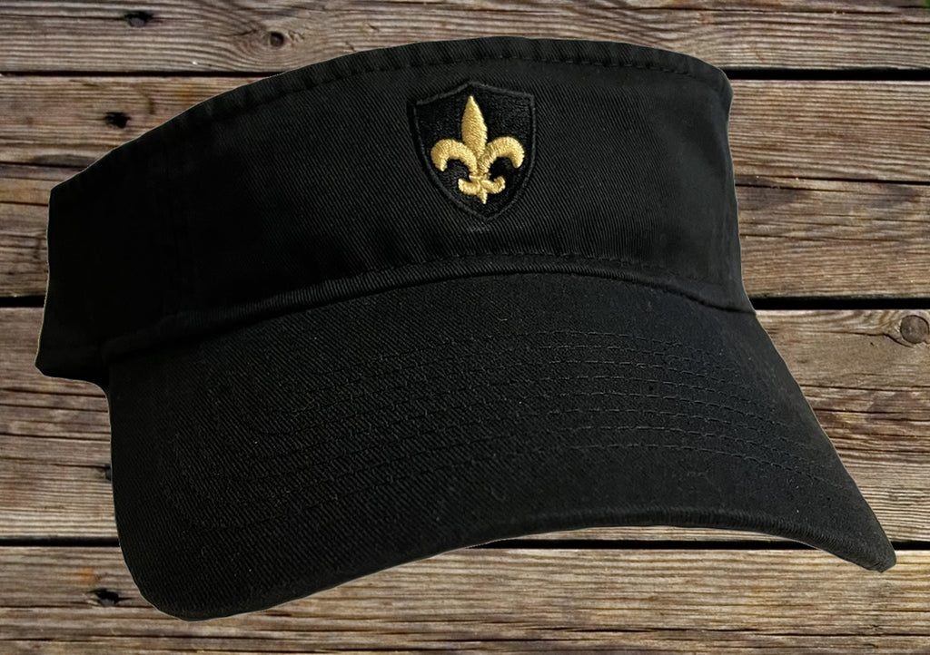 Fleur de Lis Shield - Souvenir Embroidered Visor – Local Wearables