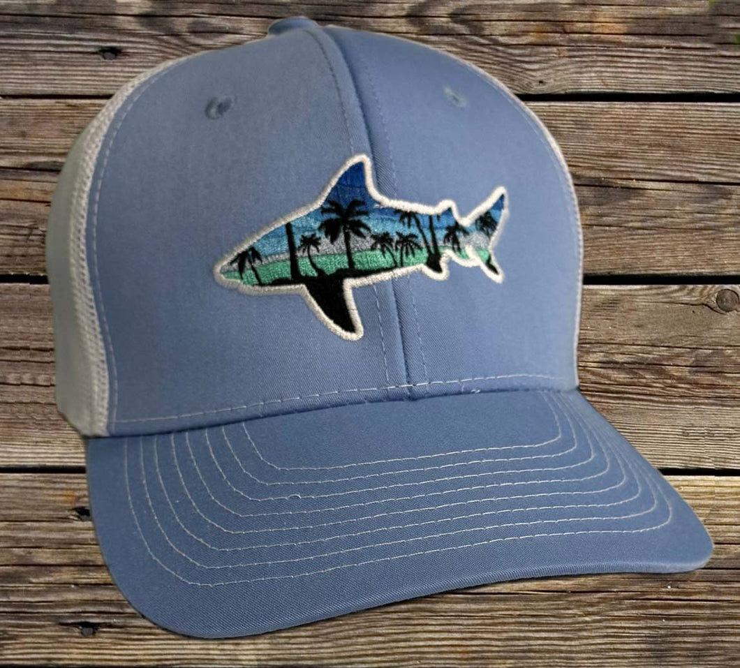 Shark Palm - Souvenir Embroidered Extra Fine Twill Cap