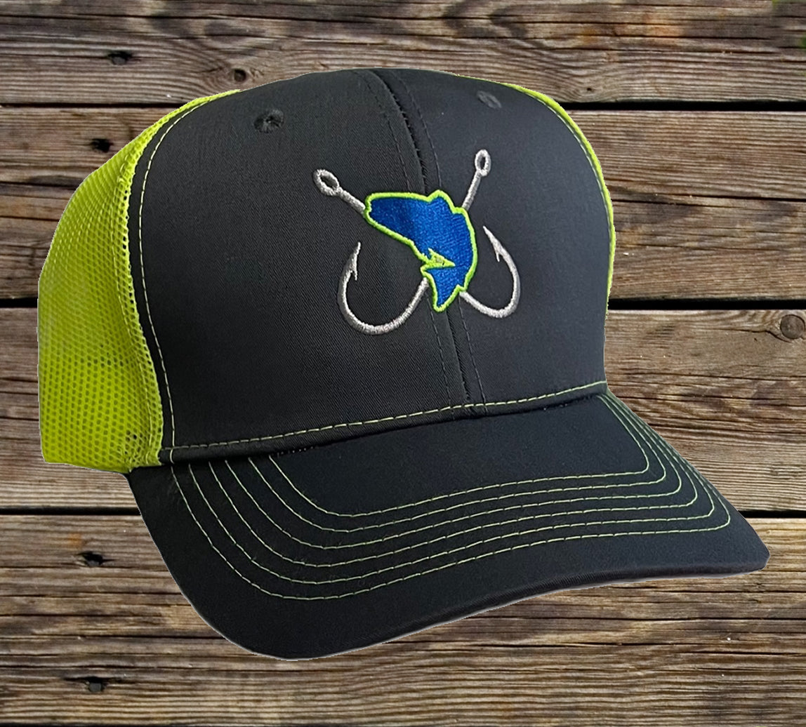 Fish Hooks - Souvenir Embroidered Extra Fine Twill Cap – Local Wearables