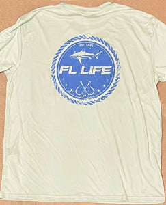 FL Life Shark Circle  - Long Sleeve Performance Tee